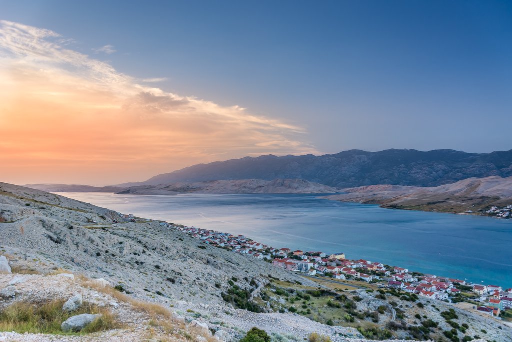 Pag coastline